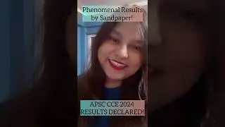 APSC CCE 2024 results! Counting going on! #apsc #apscmains #apsc2025