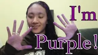 I MADE MYSELF PURPLE!! | PRAVANA ChromaSilk VIVIDS