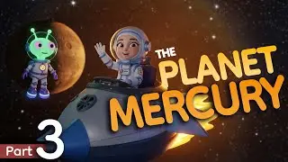 Zara & Zeno Visit to Planet Mercury | Solar System | Space Adventure | Astronomy and Space for Kids