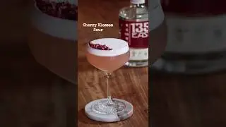 Cherry Blossom Sour #gincocktail