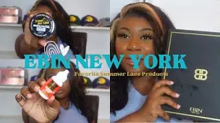 EBIN NEW YORK PR UNBOXING + INSTALL 🎉 | My Favorite Summer Essentials For Lace Wigs