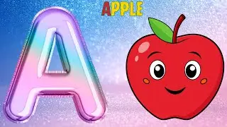 A is for Apple 🍎 | ABC Phonics Cartoon Song for Kids | Learn Alphabet with Fun | ABCD