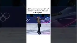 Athlete performs jump banned for 50 years and makes history at the 2026Winter Olympics.😍