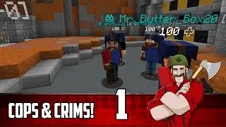 Minecraft - Cops Crims w/ BrhysH - Ep.1 - Get Rekt!