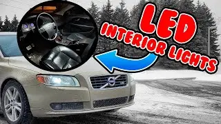 VOLVO LED INTERIOR LIGHTS UPGRADE! Our S80 V8 Get A Full LED Interior!