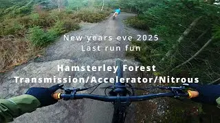 Last run of a very injury full year. Hamsterley forest - Transmission/Accelerator/Nitrous
