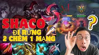 🔥 Shaco đi rừng với ngọc Mưa Kiếm đang l&agrave; lối chơi cực kỳ b&aacute; đạo! Chỉ cần 2 ch&eacute;m = 1 mạng