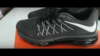 HD Close up Nike Air Max 360 2015 Black Unboxing
