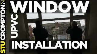 how to fit upvc window - installation