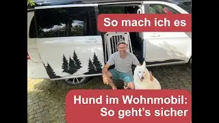 Hund im Wohnmobil - so geht´s sicher - Expertentipp Mädes und Nikki 🦮