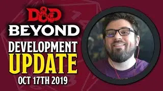 D&D Beyond Dev Update October 17th 2019