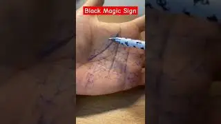 Black Magic Sign Palmistry ✋ #astrologer #palmistry #palmist #palmstudy