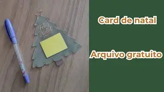 Como fazer Card de Natal para Lembrancinha 