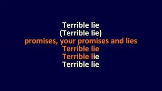 Nine Inch Nails - Terrible Lie - Karaoke Instrumental Lyrics - ObsKure