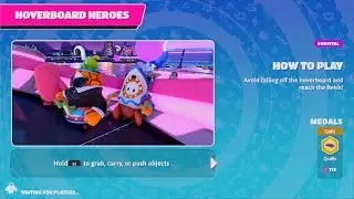 Fall Guys Season 4 Fame Pass 20 Hoverboarding Time Win #1