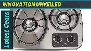 Atwood Stainless Dv20-S 2-burner Drop in Cooktop | Trailer Cooktop | Camper/RV Cooktop: