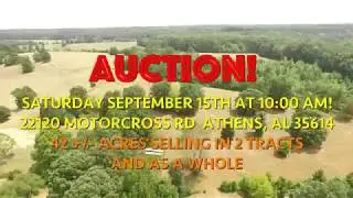 AUCTION! SEPT 15TH 2018 AT 10:00 AM!