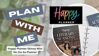 ❄️ PLAN WITH ME ❄️ Happy Planner Skinny Mini | On the Go Planner | Skinny Mini | PWM | 01/12/26