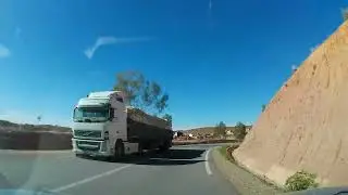 Midelt à Beni-Mellal par la route nationale, route complète. 17.02.2024
