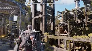 God of War Ragnar&ouml;k Playthrough smoke stack puzzles