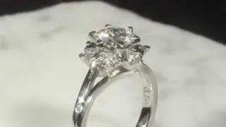 Snowflake Engagement Ring