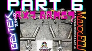 AWD RX7 BUILD PART 6    Making custom suspension arms  Progress 😍