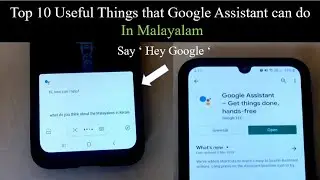 Top 10 Google Assistant Tricks in malayalam | How to enable google assistant in malayalam | 2020