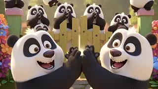 10 Little Panda 🐼🔢 | Fun Counting Song for Kids | Nursery Rhymes