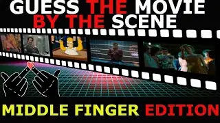 MOVIE QUIZ MIDDLE FINGER EDITION / Guess in 1 SCENE (50 Movies)