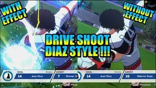 CAPTAIN TSUBASA: RISE OF NEW CHAMPIONS - Genius Drive Shot | Juan Diaz The Prodigy !!!