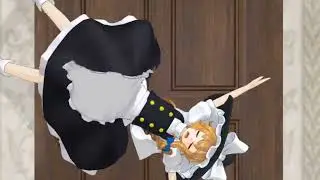 (Touhou MMD) Marisa Kirisame opens the wrong door
