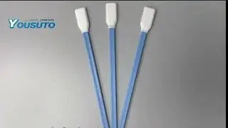 Polyester vs Microfiber swabs | Microfiber Knitted Polyester Swab Sticks #cleanroom #cleaning
