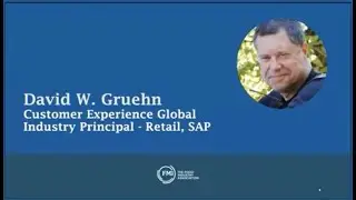 FMI Midwinter 2021: David W Gruehn (SAP) Customer Adaptive Retailing