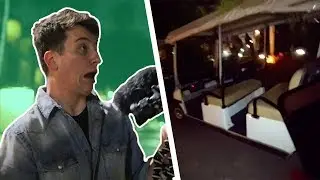 Stealing Golf Carts Prank at a Luxury Hotel