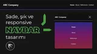 Easy, simple and responsive Navbar design