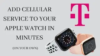 Как настроить сотовую связь на Apple Watch с T-MOBILE с вашего iPhone