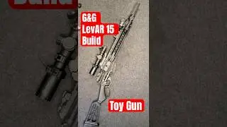 G&G LevAR 15 inch Gas Lever Action Rifle NBB Setup - Full Build Airsoft #reels #shorts #airsoft