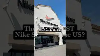 Это самый ДЕШЁВЫЙ дисконтный магазин Nike в США? 🧐 #nike #nikedunks #nikeoutlet #orlandoflorida