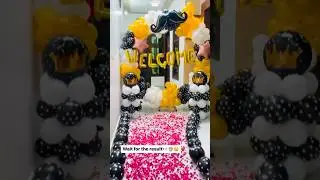 newborn baby welcome decoration,birthday decoration at home,balloon decoration for newborn baby