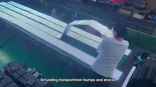 Folding LED Screen Shipping Vibration and Drop Test Reliability Verification