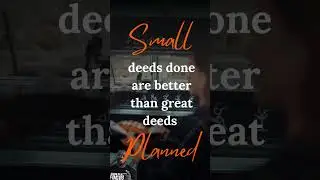 How Small Deeds Can Lead to Massive Success