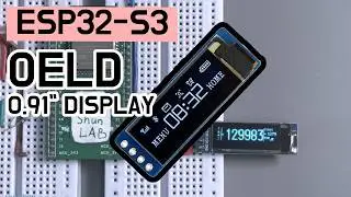 ESP32-S3 OLED Physics-Engine Subscriber Counter Tutorial | 0.91