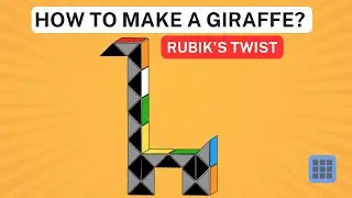 Rubik's Twist | #animals| create a Giraffe in 1 minute