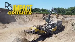 Keestrack R3 Impact Crusher | Crushing Fines-Heavy Rock to 1&frac12;