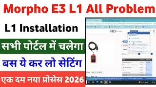 Morpho L1 Full Installation | Morpho MSO E3 RD L1 Fingerprint device RD service Full Installation