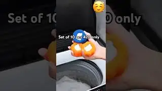 10 pcs Washing machine sponge cleaning ball sticky hair decontamination laundry anti-winding sponge