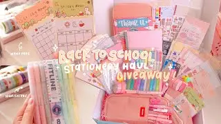 📓 aesthetic back to school stationery haul + giveaway! ft. stationery pal 📌
