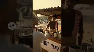 Selling Chai, in an Indian side of the road coffee stall.#food #ai #love