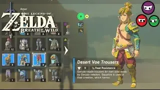 Zelda Breath of the Wild | Secret Club | Desert Voe Armor | Radiant Armor