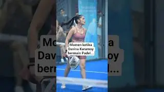 momen ketika Davina Karamoy bermain Padel #DavinaKaramoy #Padel #trending #shorts